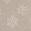 SCHÖNER LEBEN. Tischdecke Eiskristalle gold beige Größe Produktbild-Vorschau 4