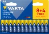 Varta Batterie LONGLIFE Power AA  NEU        12St. (8+4) Produktbild-Vorschau 1