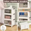 COSTWAY 75 L Aufbewahrungsbox mit Deckel faltbar, 3er Set Produktbild-Vorschau 6