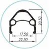 Gurpil Chrina Rennrad-vorderrad Silber 9 x 100 mm Silber 9 Produktbild-Vorschau 2