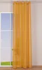 Ösengardine Leinenoptik uni senfgelb 140x260cm Produktbild-Vorschau 4