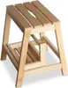 Zweistufiger Tritthocker Buchenholz klappbar – Sitz, Tritt Produktbild-Vorschau 4