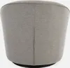 Poltrona girevole 360° con cuscino, Grigio Anteprima dell’immagine prodotto 4