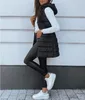 ASKSA Femme Gilet matelassé long sans manches avec capuche Voir les images du produit 3