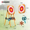 HAMMER Wurfspiel Ninja Dart mit Zielscheibe, Wurfäxten & Produktbild-Vorschau 8