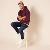 A. Pánske slim-fit džínsy Essentials – farby s efektom Náhľad obrázku produktu 6