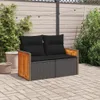 VidaXL 365979, 2 siedz., Czarny, 110 kg, 1180 mm, 620 mm, Podgląd zdjęcia produktu 3