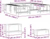vidaXL Whirlpool-Umrandung Braun 255 x 255 x 55,5 cm Produktbild-Vorschau 8