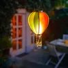 LED Solar Laterne Heißluftballon Windlicht Metallgestell Produktbild-Vorschau 4