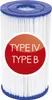 6x Bestway cartouche de filtration taille 4 58095 Voir les images du produit 3