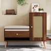 Merax Schuhschrank mit Sitzbank in Rattan-Optik, Produktbild-Vorschau 9