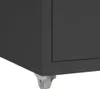vidaXL Aktenschrank mit Rollen Anthrazit 28x41x69 cm Metall Produktbild-Vorschau 6