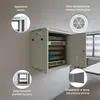 Extralink Szafa sieciowa serwerowa 6U wisząca 600x600 szara Podgląd zdjęcia produktu 7