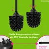 Bürstenking WC Bürstengriff Kunststoff, Schwarz, 260 mm, Produktbild-Vorschau 5