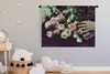 MuchoWow® Wandteppich Wandbehang Pastellfarbene Blumen auf Produktbild-Vorschau 3