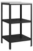 Outdoor Standregal ’Bolognano’ 92x50x50 cm Schwarz/Silber Produktbild-Vorschau 2
