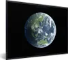 MuchoWow® Gerahmtes Poster Satellitenbild der Erde 80x60 cm Produktbild-Vorschau 1