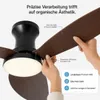 Stropný ventilátor s osvetlením, tichý, Ø 100 cm, DC motor, Náhľad obrázku produktu 7