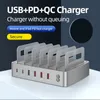 Inteligentní nabíjecí stanice 72 W se 6 přípojkami, USB Náhled obrázku produktu 3