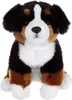 A plush toy dog sitting on a white background. Produktbild-Vorschau