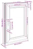 vidaXL Fenêtre de cave RISOR 60 x 90 cm PVC et verre, Voir les images du produit 8