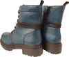 A pair of blue women's boots. Voir les images du produit