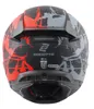 Bogotto Rapto Demon Helm, grau/rot matt, L Produktbild-Vorschau 6