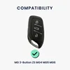 kwmobile Schlüsselhülle für MG 3-Tasten ZS MG4 MG5 MG6 Produktbild-Vorschau 2
