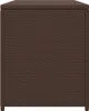 vidaXL Garten-Auflagenbox Braun 120x50x60 cm Poly Rattan Produktbild-Vorschau 6