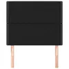 Design Möbel Kopfteile 2er Set Schwarz 100x5x78/88 cm Stoff Produktbild-Vorschau 3