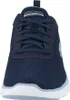 A close-up front view of a blue Skechers Flexapeal 4.0 shoe. Voir les images du produit