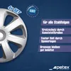 4 STK 15 Zoll Livorno silber PETEX Radkappen Radzierblenden Produktbild-Vorschau 3