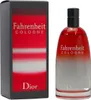 Dior Fahrenheit Cologne mit rot-weißem Farbverlauf, eleganter Glasflakon neben passender schwarz-roter Verpackung mit weißem Schriftzug. Produktbild-Vorschau