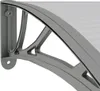 A close-up view of a gray door canopy bracket. Anteprima dell’immagine prodotto