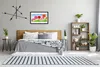 Bild 60x40 MDF-Rahmen Wandkunst Blumen Grass Pflanze Produktbild-Vorschau 2