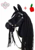 Hobby Horse Ikar groß schwarz mit Zaumzeug, Zügel und Produktbild-Vorschau 1
