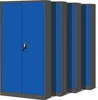 4er Set Aktenschrank C001H Büroschrank Metallschrank Produktbild-Vorschau 1