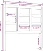 vidaXL Kopfteil 95,5x4x100 cm Massivholz Kiefer Produktbild-Vorschau 6