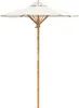 Parasol de jardin vidaXL, blanc crème, Ø 150 x 210 cm, en Voir les images du produit 1