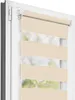 Estika dvojitá roleta Klemmfix – 55 cm x 150 cm – Béžová – Náhled obrázku produktu 1