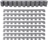Sporttrend 24® 18 Schutzmatten + 36 Randstücke Set Grau Produktbild-Vorschau 5