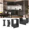 Herdumbauschrank Vicco R-Line Anthrazit Hochglanz 60 cm , Produktbild-Vorschau 4