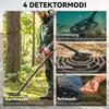 Outsunny Metalldetektor IP68 Wasserdicht faltbar Produktbild-Vorschau 4