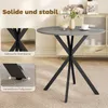 HOMCOM Eettafel, keukentafel voor 2 personen in industriële Productafbeelding-voorbeeld 6