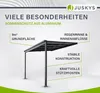 Juskys Terrassenüberdachung Borneo 3x3 m – Aluminium Produktbild-Vorschau 4