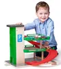 Woody Garage mit Aufzug und SIKU-Spielzeugautos - Holz / Produktbild-Vorschau 2