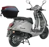 Motorroller Napoli 50 ccm 45 km/h EURO 5 silber-schwarz Produktbild-Vorschau 4