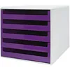 M&M 30050972 M&M Schubladenbox   violett DIN A4 mit 5 Náhled obrázku produktu 3