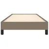 vidaXL Bettgestell Taupe 100x200 cm Stoff -  Betten & Produktbild-Vorschau 6