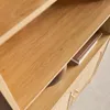 sweeek - Regal Bücherregal Holzdekor und Rattan-Geflecht 4 Produktbild-Vorschau 6
